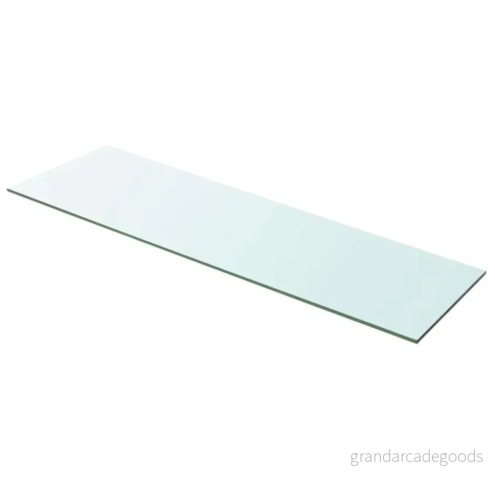 Hyllplan glas genomskinlig 100x30 cm 8718475527251