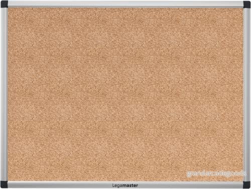 Legamaster UNITE Korktavla 45 x 60 cm anslagstavla för upphängning inklusive väggfäste tillverkad av 100% naturkork med extra lätt aluminiumram att fästa anteckningar 8713797105385