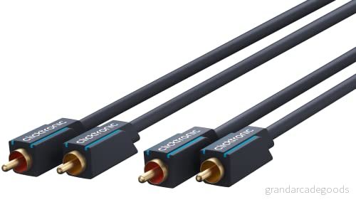 Clicktronic Casual RCA-koaxial stereo ljudkabel 2x RCA 1 m 4040849703768