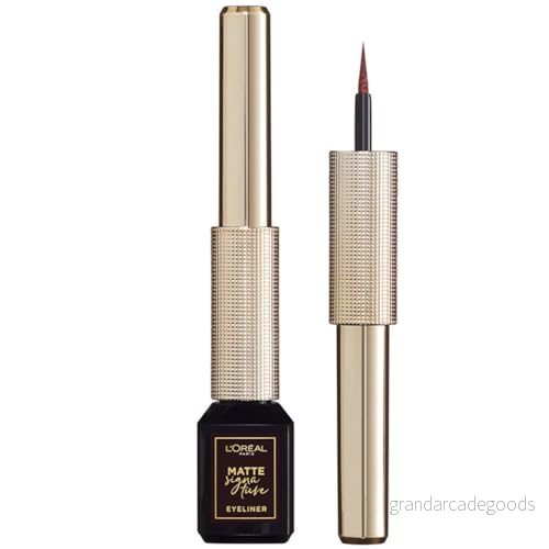 L'Oréal Paris Infaillible GRIP Matte Liquid Liner Eyeliner, Storlek: 3 ml, Marron 30175242