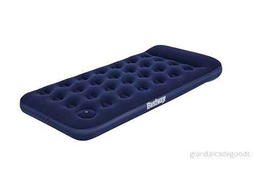 Bestway Luftmadrass, dubbel storlek med inbyggd fotpump och kudde Uppblåsbar madrass för inomhus utomhusbruk Enmansatt 6941607348871