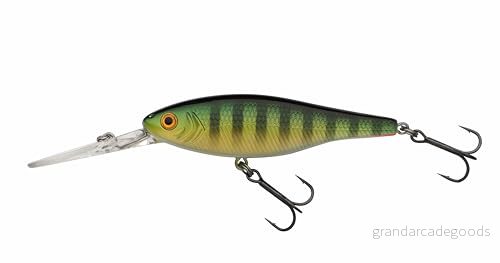 Berkley Pulse Minnow djupfiskedrag, Twitchbait för rovfisk i sötvatten, Jerkbait Action djupdykande hårt bete abborre, öring gös, exakt kast, rörelse från sida till sida, 8 cm, Blue Flash 28632308196