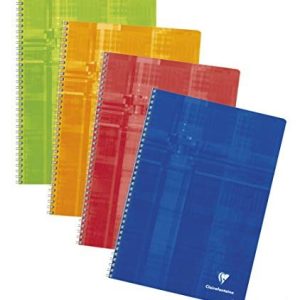 Clairefontaine 8146C spiralbok (DIN A4, 21 x 29,7 cm, linjerad, 50 ark) 1 st blandade färger 3329680814606 Clairefontaine 8146C spiralbok (DIN A4, 21 x 29,7 cm, linjerad, 50 ark) 1 st blandade färger 3329680814606