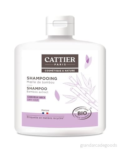 Bambusschampo från Cattier för torrt hår, 250 ml 3283950910750