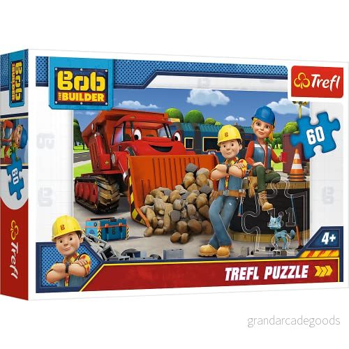 Trefl Pussel, Bob Och Wendy, Byggaren Bob, 60 Bitar, För Barn Från 4 År 5900511173000
