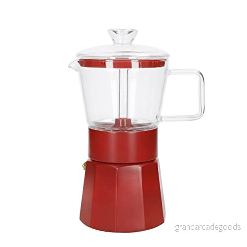 La Cafetière Verona espressomaskin, röd, 6 koppar, presentförpackad 5057982092221