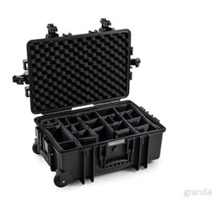 B&W utomhusfodral typ 6800 med vadderat avdelarsystem (RPD) svart originalet, Svart, Type 6800, avdelningssystem 4031541726599