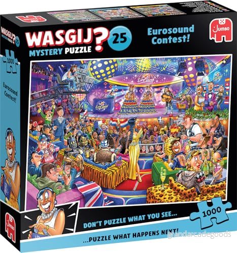 Jumbo Diset Wasgij Mystery 25 Eurosound tävling! 1000 stycken 8721017604129
