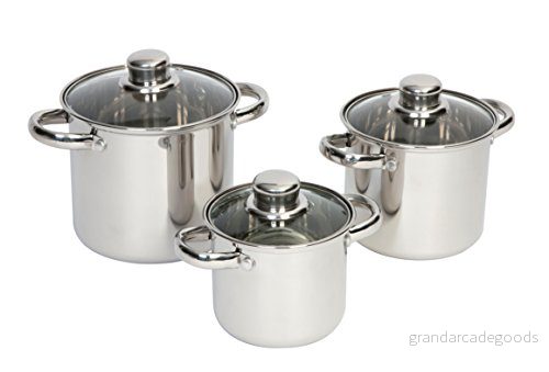 Camp Gear Köksredskapsset Royal Plus 3 delar Rostfritt stål 8712013009407