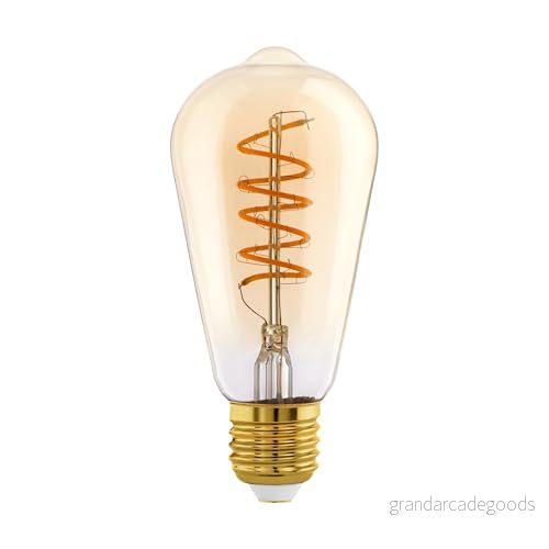 EGLO LED Glödlampa ST64 Spiral 4W/822 270 Lumen Klar 3-stegs Dimbar E27 9008606228096