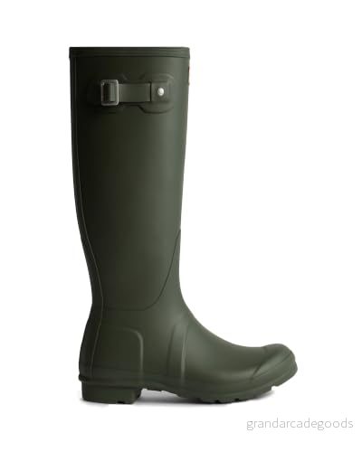 Hunter Original Tall Gummistövlar - Mörk oliv - Naturgummi 5013441578996