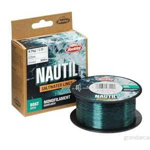 Berkley Nautil Boat Monofilament Fishing Line Ultrastark, lågminnesmono för saltvatten och sötvatten Slitstark, hög slitstyrka överlägsen knutstyrka 0,50 mm 35,1 lb 600 m 28632985588 Berkley Nautil Boat Monofilament Fishing Line Ultrastark, lågminnesmono för saltvatten och sötvatten Slitstark, hög slitstyrka överlägsen knutstyrka 0,50 mm 35,1 lb 600 m 28632985588