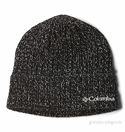 Columbia Klockmössa för män, svart och vit, melerad, en storlek 887921485464