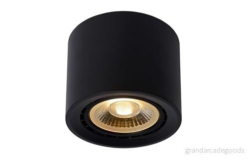 Lucide LED taklampa Fedler dim till varm, svart 5411212092120