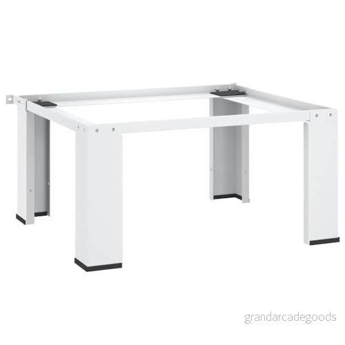 Förhöjningssockel för tvättmaskin vit 8718475945338