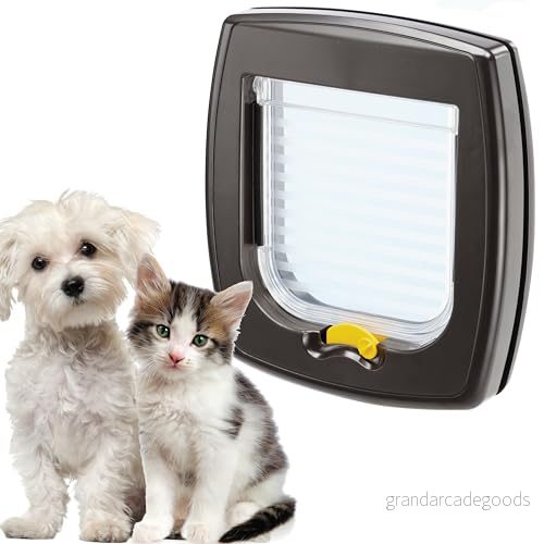 Ferplast Hund/Kattdörr Swing 1-2-Vägs Brun 8010690057224