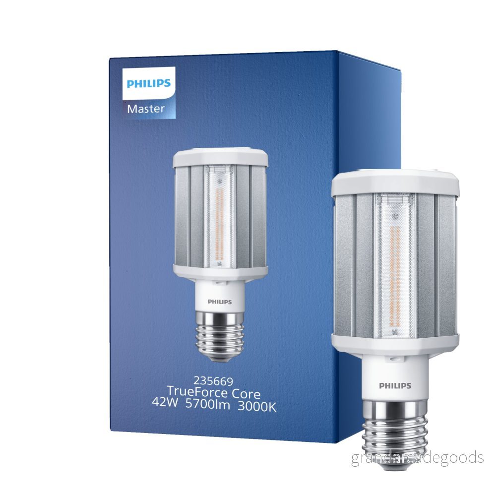 Philips LED 63826900 (RGB) lamp EEK D (A G) E40 42 W = 200 Varmhvid (Ø x L) 84 mm 191 1 stk 8718699638269 Philips LED 63826900 (RGB) lamp EEK D (A G) E40 42 W = 200 Varmhvid (Ø x L) 84 mm 191 1 stk 8718699638269