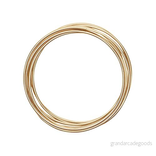 Vaessen kreativ aluminiumtråd 3 mm m ljust guld, 8716052156917