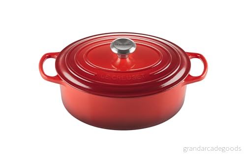 Le Creuset Casserole Oval Signature Cerise ø 29 cm / 4.7 Liter 24147261933
