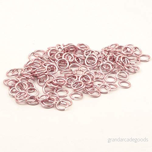 Vaessen Creative Alu Deco böjringar 10 mm rosa 135 stycken, aluminium, ros, 1 x 0,2 cm, enheter 8716052181537
