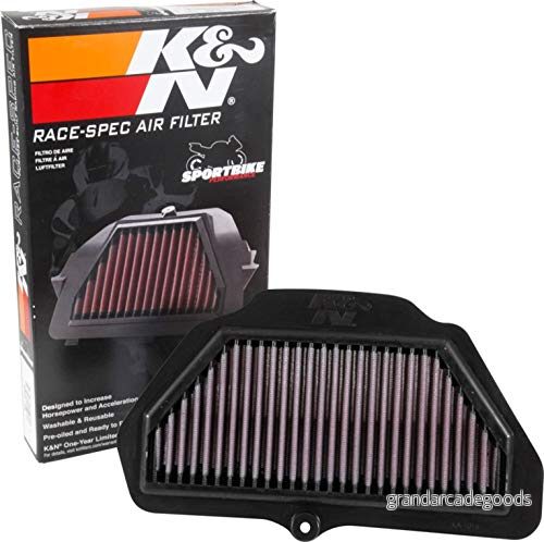 K&N Motorluftfilter: Hög prestanda, premium, Powersport luftfilter: Passar 2016 2019 KAWASAKI (ZX1000 Ninja ZX 10R, ABS, ABS KRT Edition, SE) KA 1016R 24844365835