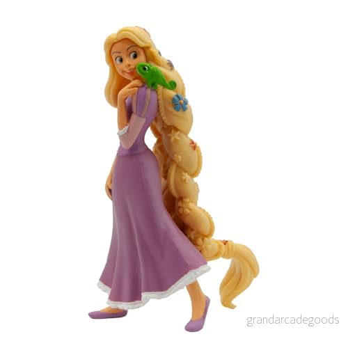 Bullyland 12424 Lekfigur Rapunzel med blommor från Walt Disney nyfönd, ca 10,6 cm, detaljrik, perfekt som en liten gåva för barn 3 år 791159249807