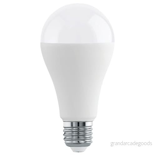 EGLO E27 LED lampa, 13 Watt (motsvarar 100 Watt), 1521 Lumen, ljus varm vit, 3000 Kelvin, glödlampa A60, Ø 6 cm 9002759119348