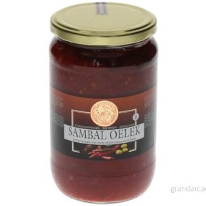 Koningsvogel Sambal Oelek 720 g Uleg Oleg Chili Chilli Paste Vass 8718719365885
