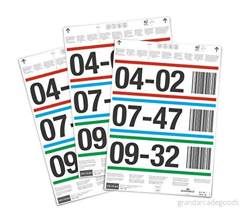 Durable Instick logistikfickor 210x74mm 60/fp 4005546725772