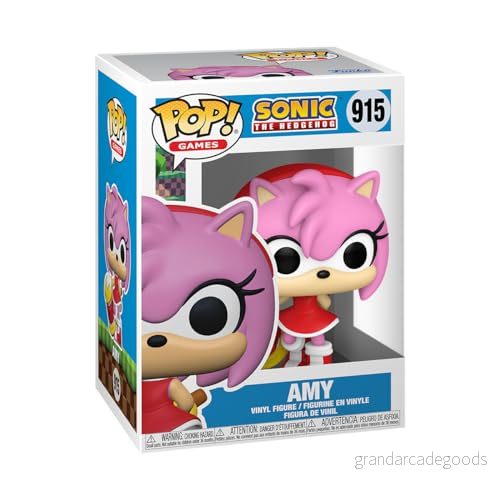 Funko POP! Games: Sonic Amy Rose the Hedgehog Vinylfigur för samlare Presentidé Leksaker barn och vuxna Spelfans Modellfigur utställning 889698705820