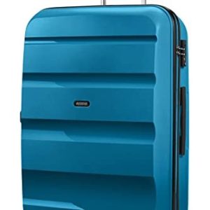 Amerikansk turister Bon Air Spinner handbagage, Blå (Seaport Blue), L (75 cm 91 L), resväska 5414847819605 Amerikansk turister Bon Air Spinner handbagage, Blå (Seaport Blue), L (75 cm 91 L), resväska 5414847819605