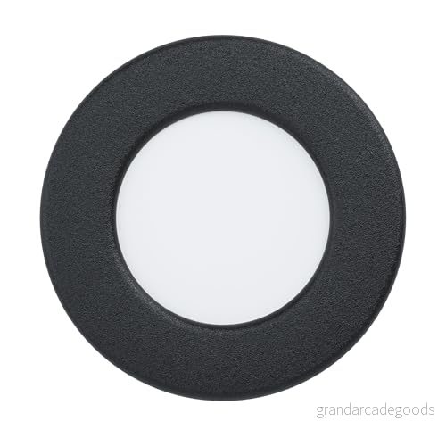 EGLO Fueva 5, Nedtryckbar spotlight, 4000 K, 330 LM, 220 240 V, Svart, Vit 9002759992132