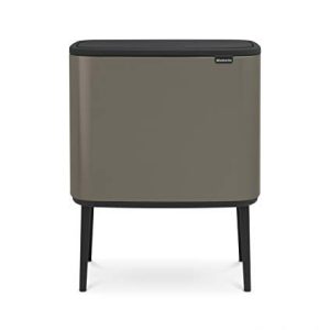 Brabantia Bo Touch Bin, Platinum, 3 innerhinkar (3 x 11L) 8710755316043