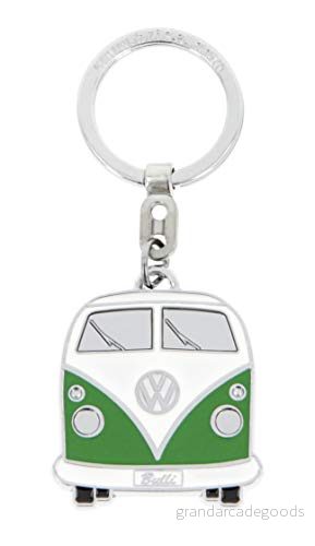 BRISA VW Collection Volkswagen T1 Bulli buss nyckelhängare i presentförpackning, presentidé/fan souvenir/retro vintage artikel (mjuk emalj/förkromad) 600514908030
