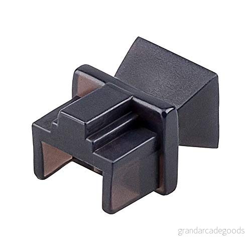goobay 50527 Dammskydd för RJ45 port, svart, förpackning med 10 4040849505270