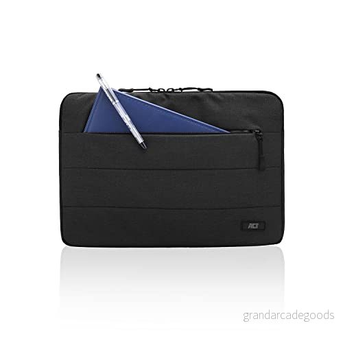 ACT City laptopfodral 13 tum, polyester med framficka, för arbete skolresor, lätt arbetsväska AC8510 8716065491609