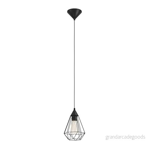 EGLO Tarbes Taklampa - 1 Ljuskälla - Svart - Ø 17,5 cm 9002759941871