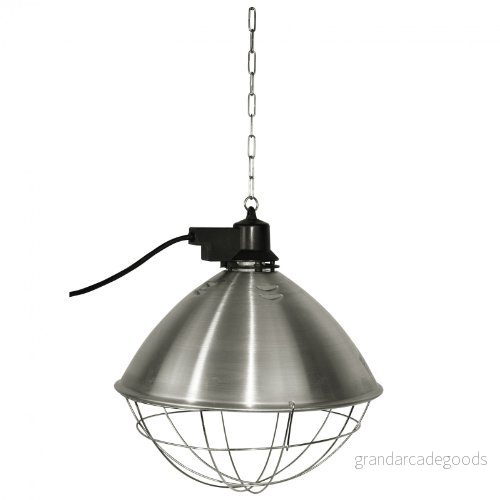 Kerbl 22729 Infraröd Värmestrålare för Fjäderfä och Smådjur, Silver, Ø 35 cm 4018653227299