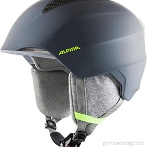 ALPINA Unisex – Barn, GRAND JR Skidhjälm, charcoal-neon yellow matt, 51-54 cm 4003692298287 ALPINA Unisex – Barn, GRAND JR Skidhjälm, charcoal-neon yellow matt, 51-54 cm 4003692298287