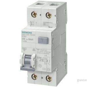 SIEMENS Kombinationsbrytare B 6A, 1 polig + zeroB egenskaper6kA kortslutningskapacitet30mA utlösningsström, 230V AC, 36 mm bred 4001869306681 SIEMENS Kombinationsbrytare B 6A, 1 polig + zeroB egenskaper6kA kortslutningskapacitet30mA utlösningsström, 230V AC, 36 mm bred 4001869306681