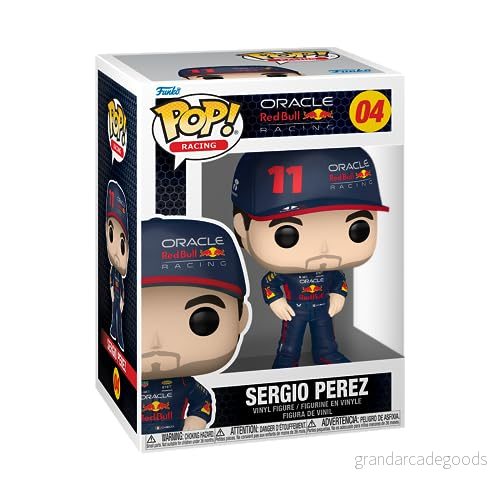 Funko POP! Vinyl: Formel 1 Sergio Perez Red Bull F1 Vinylfigur för samlare Presentidé Officiell Merchandise Leksaker barn och vuxna Sportfans 889698722698