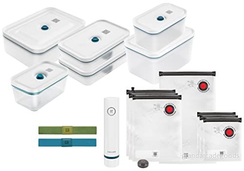 Ensemble de démarrage sous vide ZWILLING Fresh & Save Plastique M/L Blanc 4009839655456