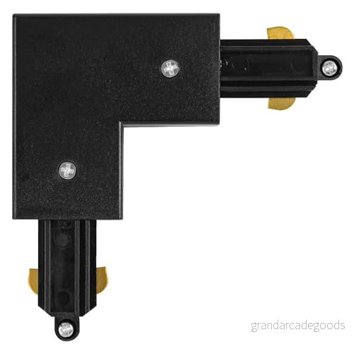 LEDVANCE TRACKLIGHT tillval 90 hörnkontakt, svart, för att ansluta två kraftskenor över hörnen, modern, loftliknande design, implementera olika arrangemang 4058075764064