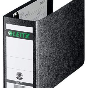 Leitz kvalitetsmapp 180 A6 liggande svart, 80 mm rygg, format, omslag av hård kartong, 1078000 4002432301140 Leitz kvalitetsmapp 180 A6 liggande svart, 80 mm rygg, format, omslag av hård kartong, 1078000 4002432301140
