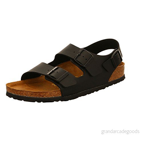 Birkenstock Milano Narrow Sandaler, Storlek: 36, Black Förstklassig skinnimitation 4013871124924