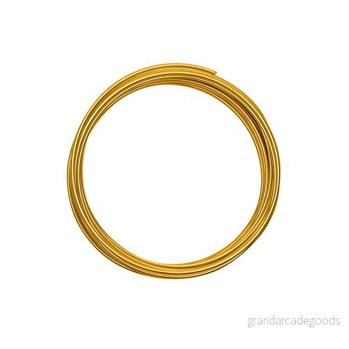 Vaessen kreativ aluminiumtråd 2 mm 5 m guld, 8716052132010