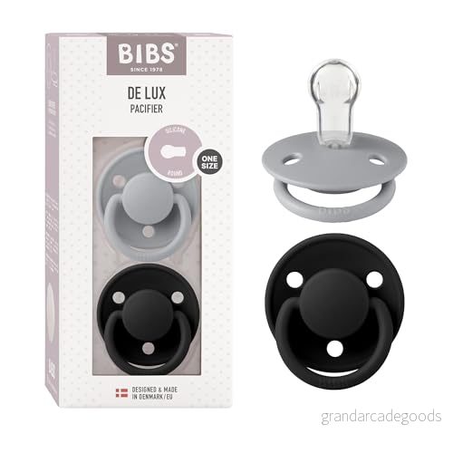 BIBS De Lux Napp 2 pack, BPA fri, Rund sugdel. Silikon, Onesize, Cloud/Black 5713795200634 BIBS De Lux Napp 2 pack, BPA fri, Rund sugdel. Silikon, Onesize, Cloud/Black 5713795200634
