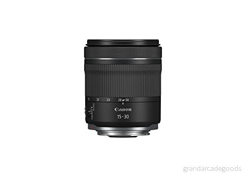Canon objektiv RF 1530 mm F4.56,3 är STM (ultravidvinkelzoom, 5,5 stegs optisk bildstabilisator, centrum makro läge, 67 filtergänga, kompatibel med in body upp till 7 nivåer) svart 4549292207347