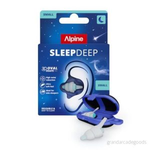 Alpine SleepDeep Öronproppar för sömn, ny 3D oval form, supermjuka, återanvändbara, brusreducerande öronproppar, 27 dB brusreducering, perfekt sidosovare samt att blockera snarkningar (S) 8717154027853 Alpine SleepDeep Öronproppar för sömn, ny 3D oval form, supermjuka, återanvändbara, brusreducerande öronproppar, 27 dB brusreducering, perfekt sidosovare samt att blockera snarkningar (S) 8717154027853