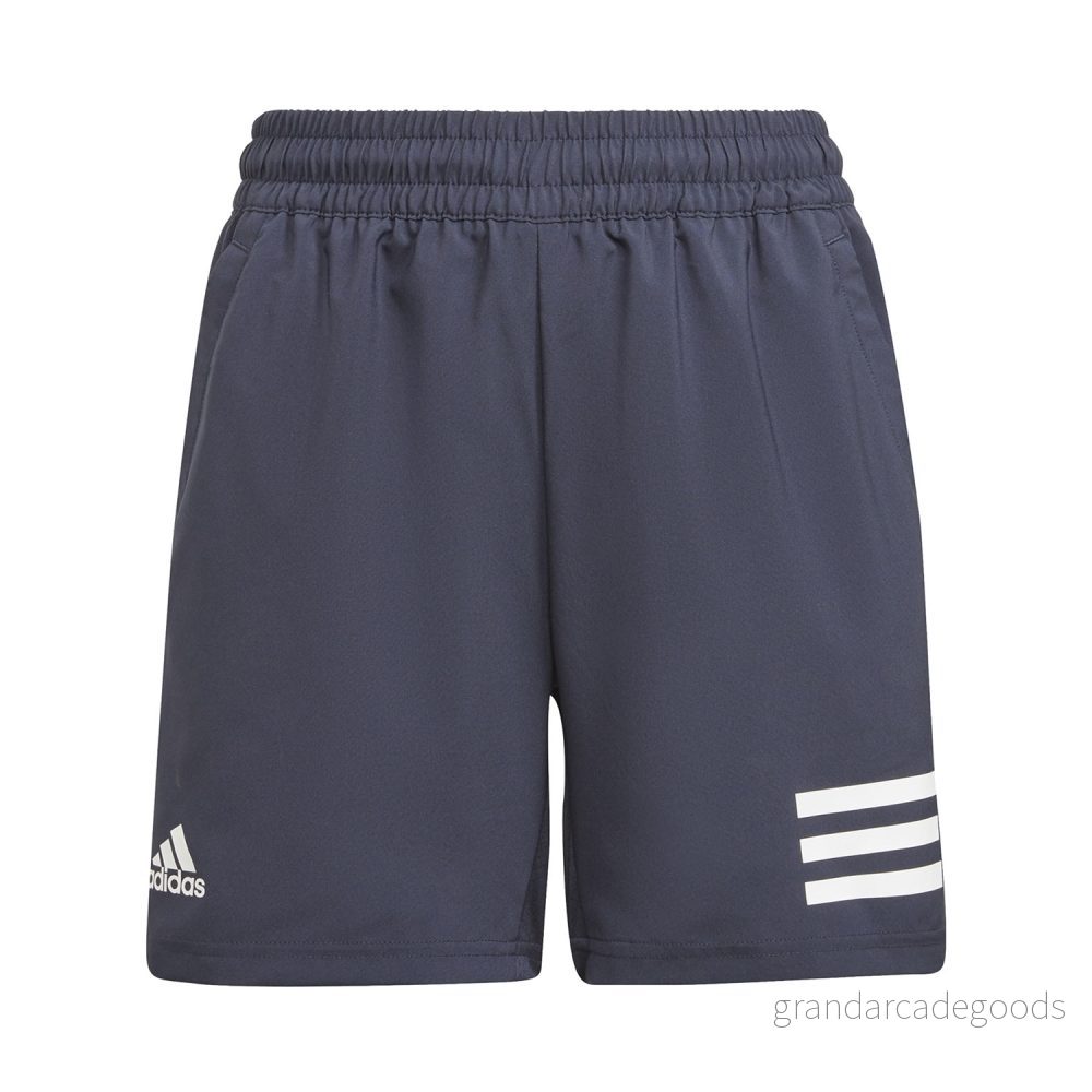 Adidas Boys Club 3 Stripes Shorts Navy 4064056775905